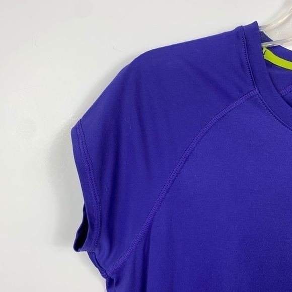 UNDER AMOUR Purple Activewear Fitted T-shirt WOMENS Large - Picture 4 of 8